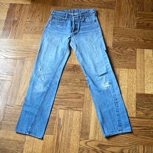 Vintage Levi’s 501 Red Tab Selvage Jeans 27x29